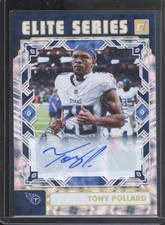 2025 Panini Donruss TONY POLLARD #TES-TPO Elite Series Auto /99 Titans
