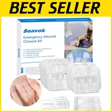 DIY Emergency Wound Repair Kit – 4 Assorted Zip Sutures and First Aid Supplies