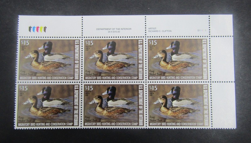 nystamps US Duck Plate Block Stamp # RW74 Mint OG NH $280 P # Block 6  L24x3464