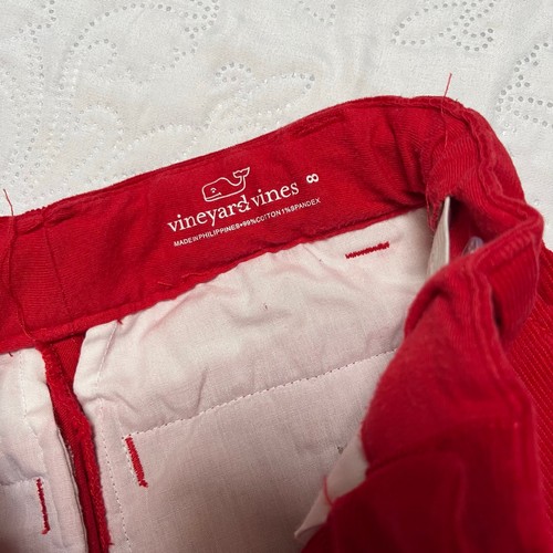 Vineyard Vines Corduroy Breaker Pants Size 8 - Picture 7 of 10