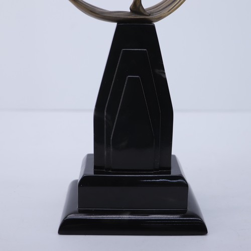 Replica scultura stile art deco anni '20 Coalport da collezione "Incantesimo" - Foto 14 di 18