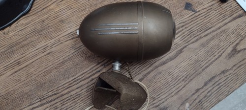 Vintage Art Deco Atomic Fish Eye Lense Bullet Light - Picture 4 of 14