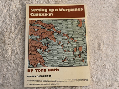 SETTING UP A WARGAMES CAMPAIGN RPG SOFTCOVER BOOK BY TONY BATH