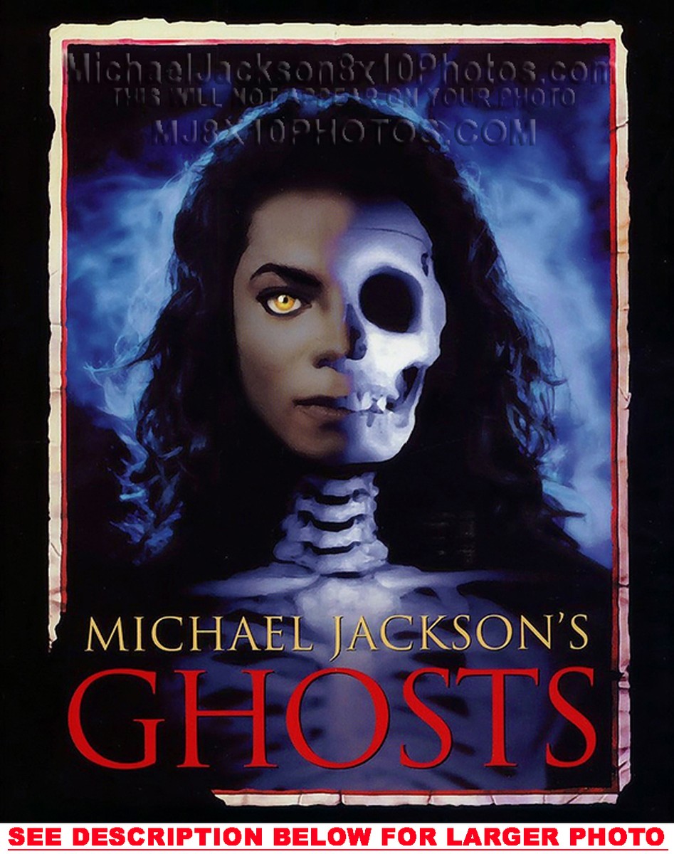 MICHAEL JACKSON GHOSTS POSTER (1) RARE 8x10 PHOTO | eBay