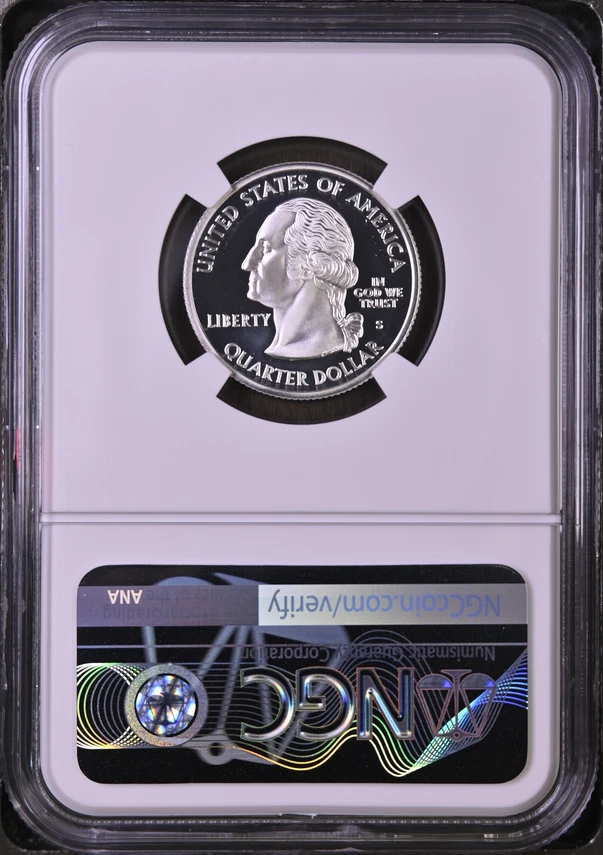 :2002-S S25C WASHINGTON INDIANA QUARTER NGC PF70UCAM SILVER RARITY R3 TOP-POP - Image 2 of 2