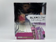 GLAMGLOW Glowpowder Glow Highlighter PALETTE, GRAVITY MUD MASK &TREATMENT SET 