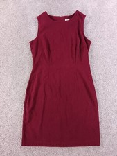 Dawn Joy Womens Dress Small Red Wine Sleeveless Vintage