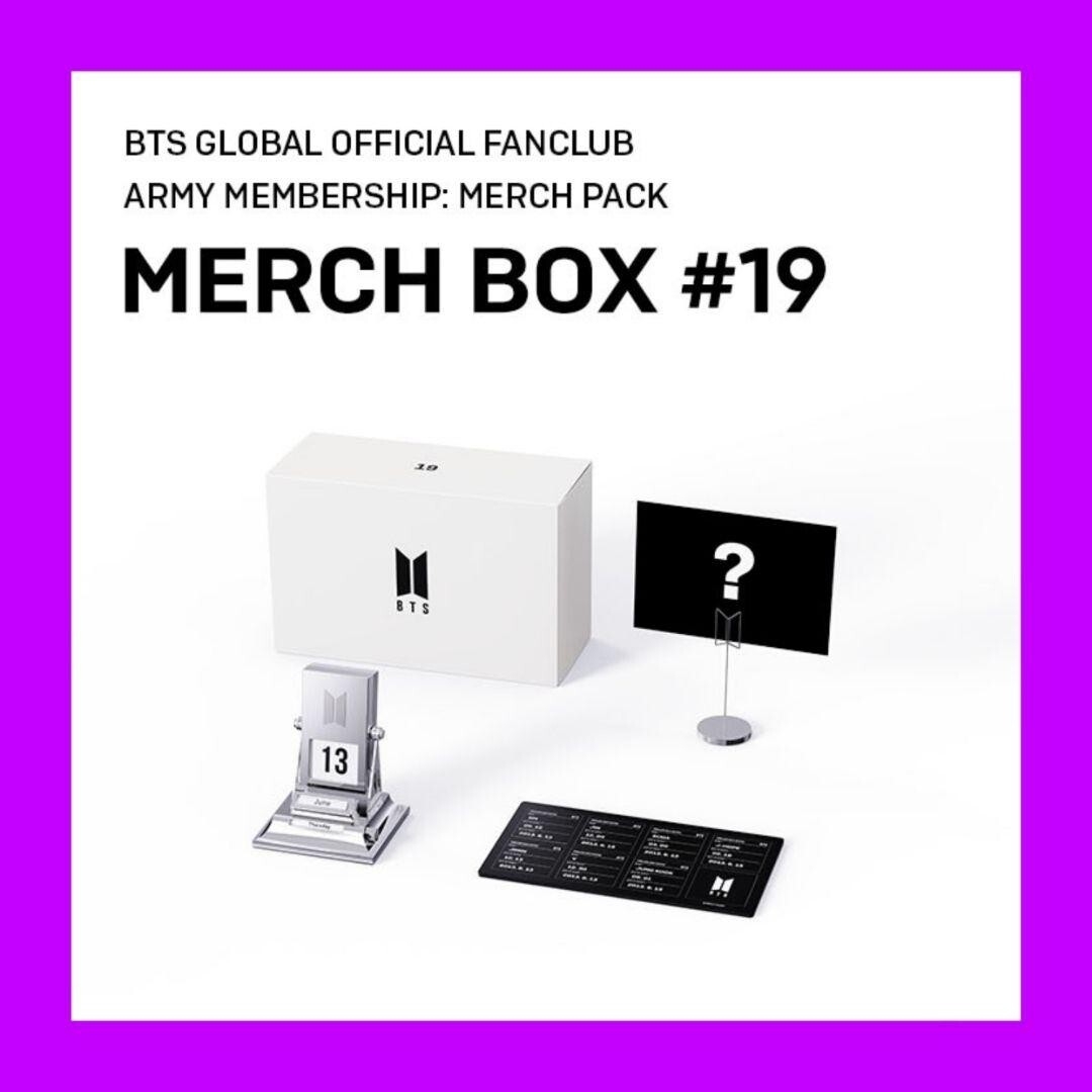 BTS 公式 GLOBAL FC ARMY MERCHBOX #2~4 新品 BTS MERCH BOX 19 Full Set New Official Fanclub Army