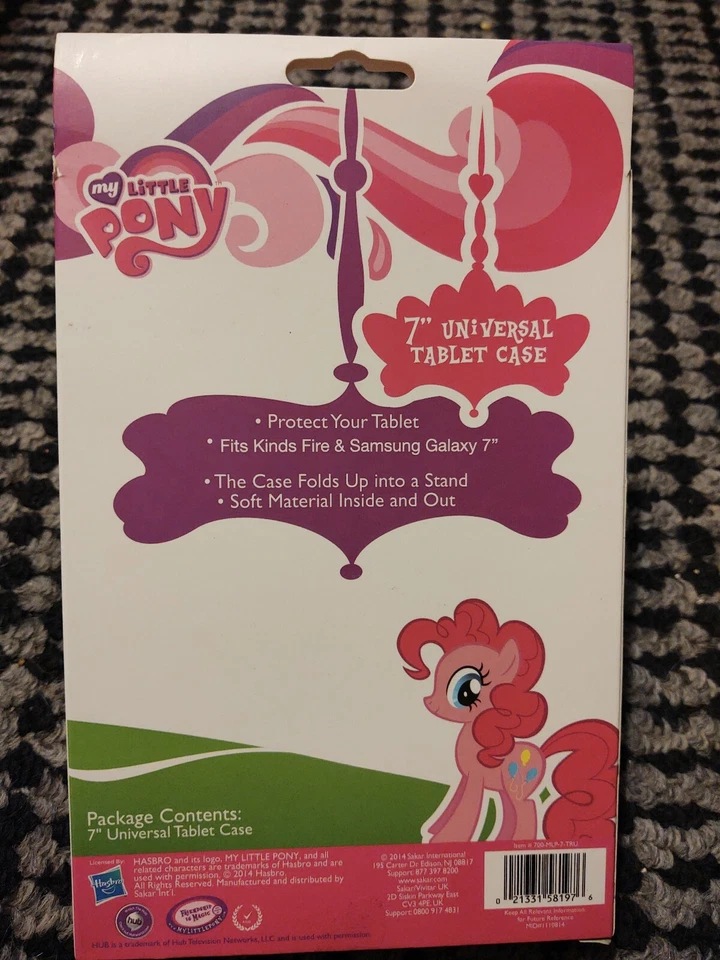 My Little Pony 7-Inch Universal Tablet Case - Pink - NEW - Image 3 of 4