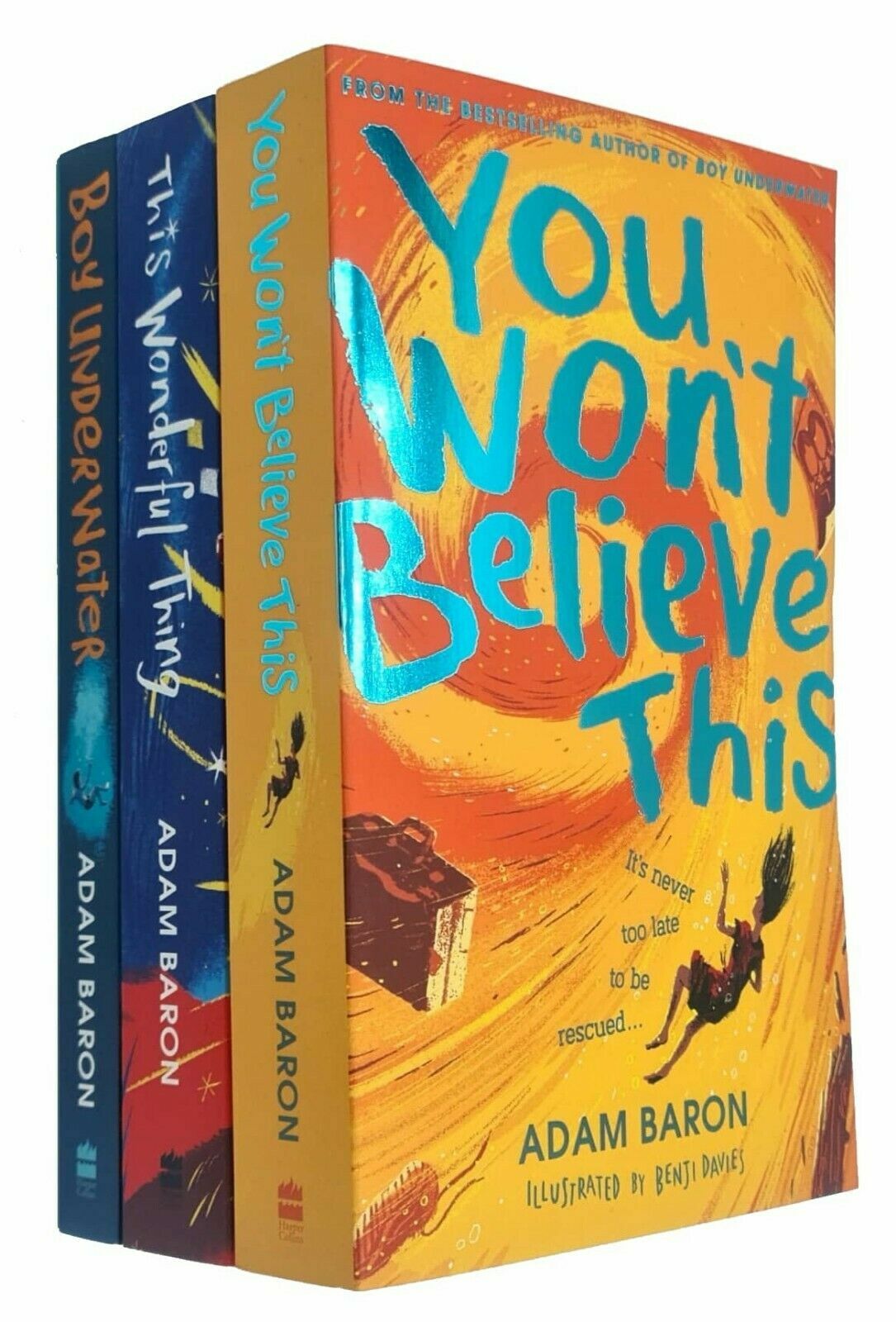 Harpercollins Children's Books Boys Adam Baron Underwater 3 Books Collection Set - Children's Fiction - Ages 9-12 - Paperback - Carnegie Shortlisted - Image 5