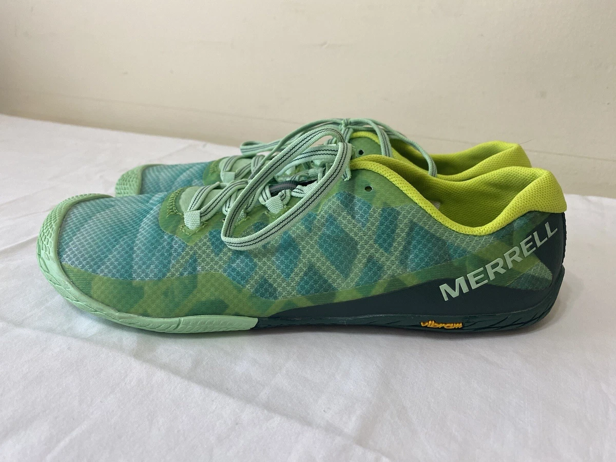 Merrell Vapor Glove 3 Topiary Green Barefoot Running Shoes women's sz 9.5 | eBay