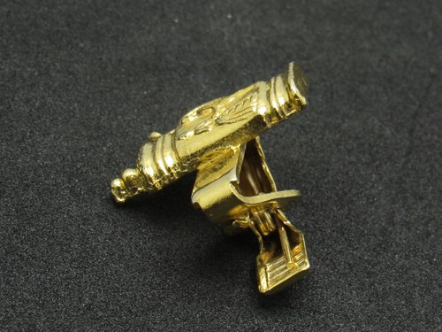 Vintage Beer Stein Tie Clip Gold Tone Unbranded - Picture 8 of 9