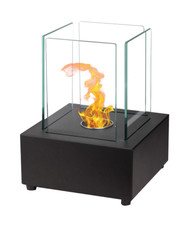 BIOCAMINO CAMINO A BIOETANOLO QUADRO DESIGN DECORATIVO DA TAVOLO 920W QLIMA FFB0