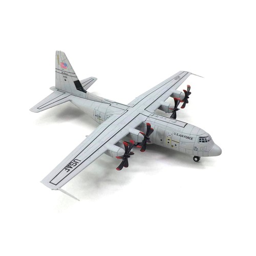 1/200 USAF C-130 Hercules Transport Alloy Aircraft Plane Model Christmas Gifts - Picture 7 of 17