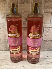 Bath And Body Works Sweet Petal Pound Cake Fragrance Mist X2