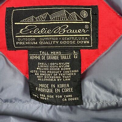 Vintage 80s 90s Eddie Bauer Goose Down Puffer Jacket Mens Vintage 80s 90s Eddie Bauer Goose Down Puffer Jacket Mens