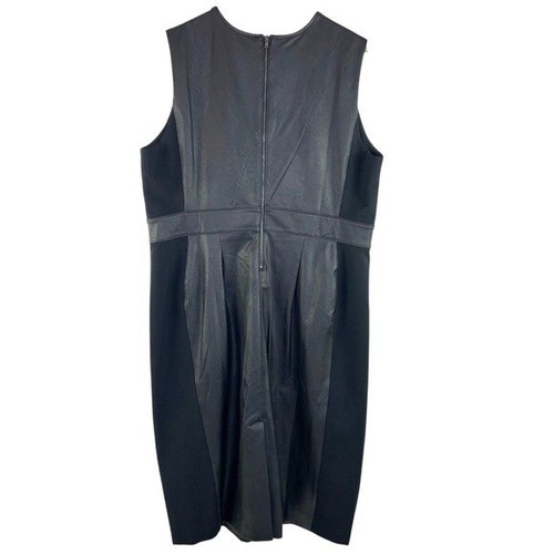 Taglia 1X Abito tubino Spanx in ecopelle colore nero - Foto 4 di 8