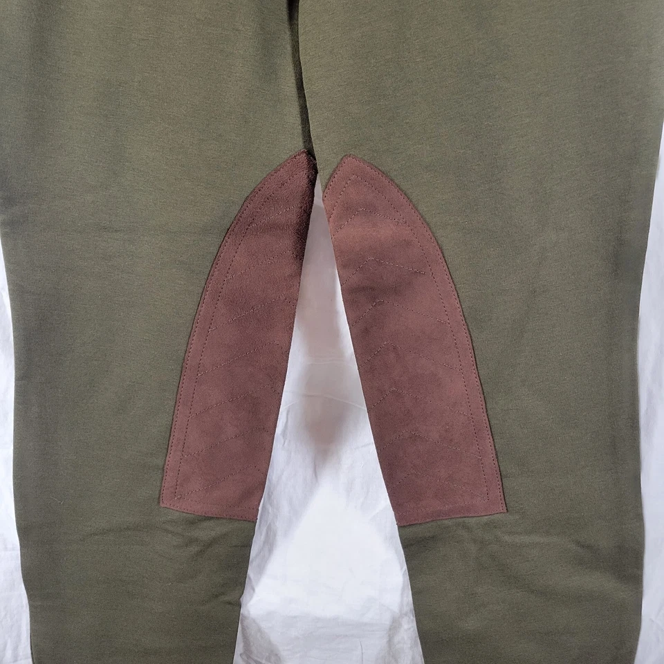 Polo Ralph Lauren Mujer’s Pull On Imitación Gamuza Parche Leggings Ecuestres Talla Grande Foto 2 de 4