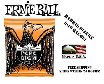 **ERNIE BALL PARADIGM 2022 HYBRID SLINKY ELECTRIC GUITAR STRINGS (9-46)**