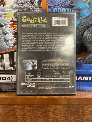 Godzilla, King of the Monsters (DVD, 2001) RARE 1956 SCI FI ACTION Like New - Imagen 2 de 4
