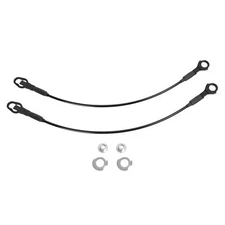 For Ford F-150 F250 F350 1987-1997 Truck Rear Tailgate Cables Straps Set LH+RH