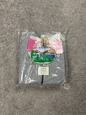 NEW Vintage Forest Lake Ladies Insulated Socks 4 Pack Size 9-11 NOS Vtg USA