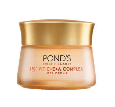 POND'S Bright Beauty Gel Crème With 1% Vit C+E+A 50gm Pack Of 1 Free Ship