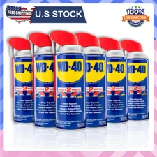 WD-40 Multi-Use Product with Smart Straw Sprays 2 Ways, 12 OZ  [6-Pack]