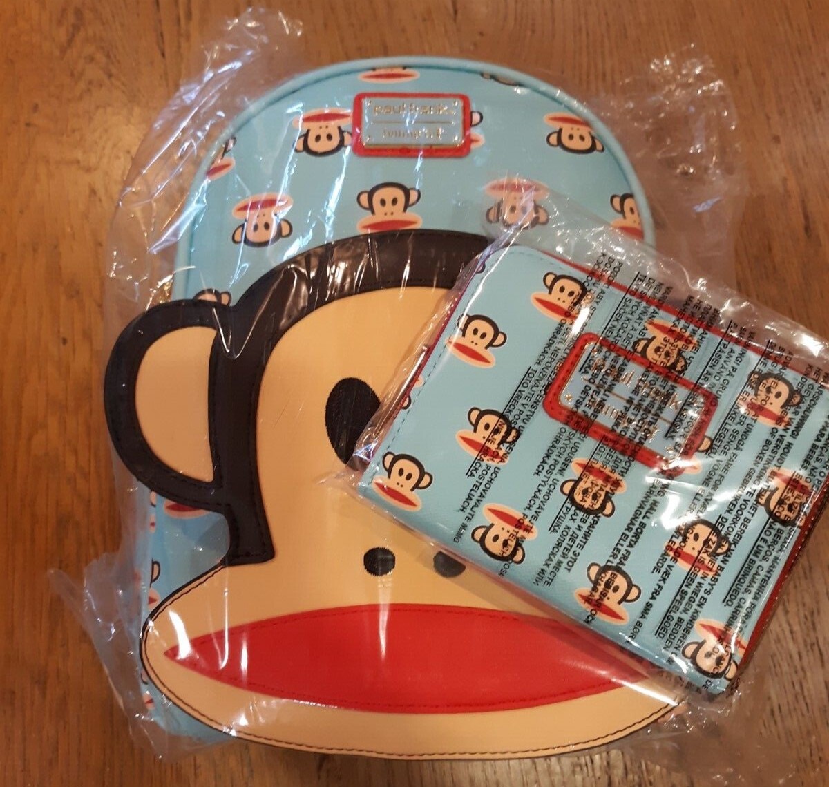 Loungefly Paul Frank Julius Face Backpack & Wallet Set NEW  display picture 1