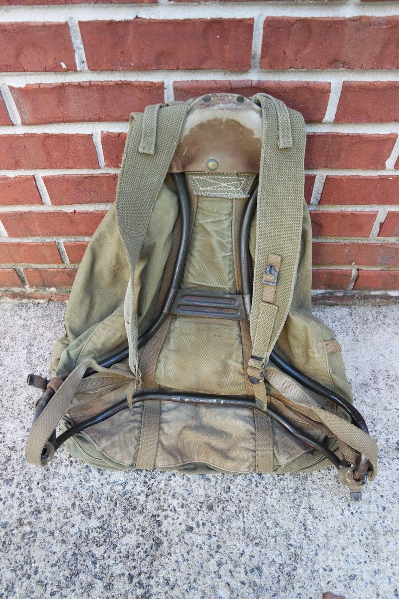 1943 WW2 WWII US army Mountain Division Rucksack backpack -metal