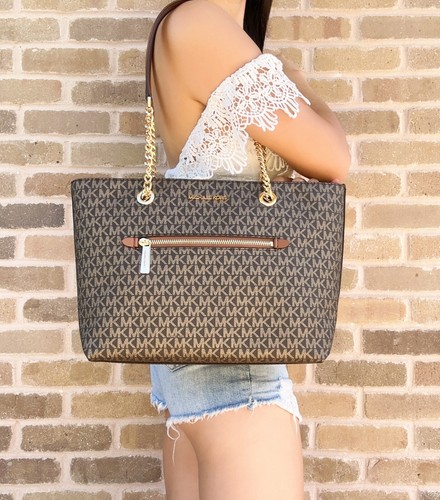 michael kors gold chain handbag