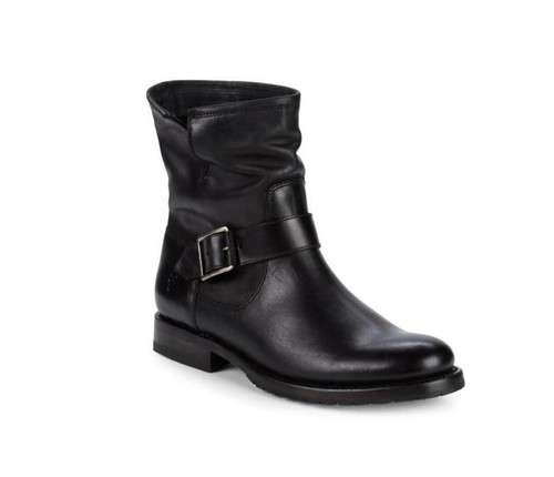 NEW FRYE Natalie Engineer Leather Moto 