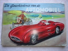 Album " De geschiedenis van de Automobiel " volledig uitgave Minerva 1960 
