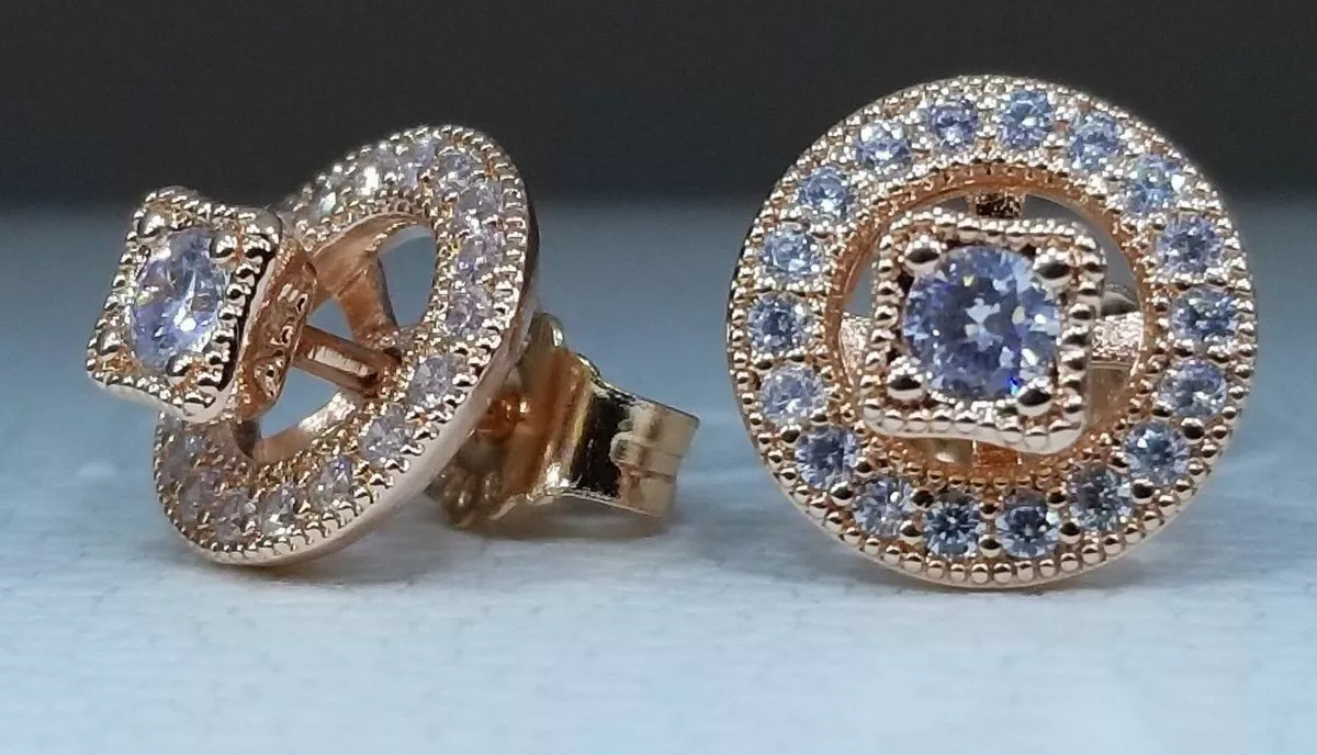 PANDORA Vintage Allure Earrings PANDORA Rose Clear CZ 280721CZ