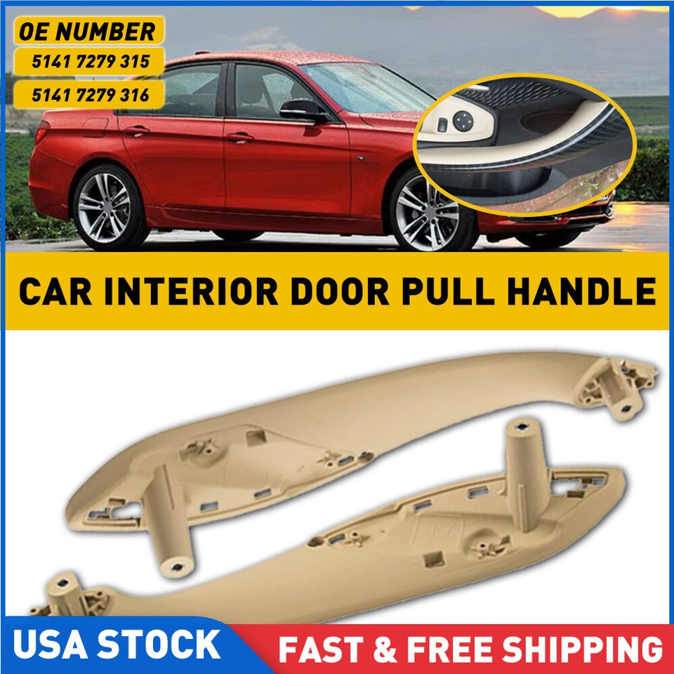 Kies Motorsports Replacement BMW F30 Inner Door Pull Handle Trim- 4 Kies Motorsports Replacement BMW F30 Inner Door Pull Handle Trim- 4