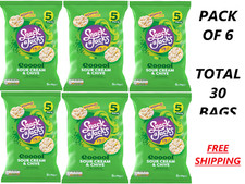 Snack a Jacks Sour Cream & Chive Multipack Rice Cakes Crisps 30 x 19g