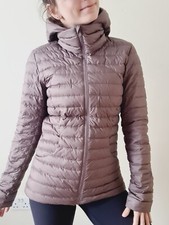 Lululemon £198 Uk 8-10 (us 6) Pack It Down Jacket Pink Mauve Goose Puffa
