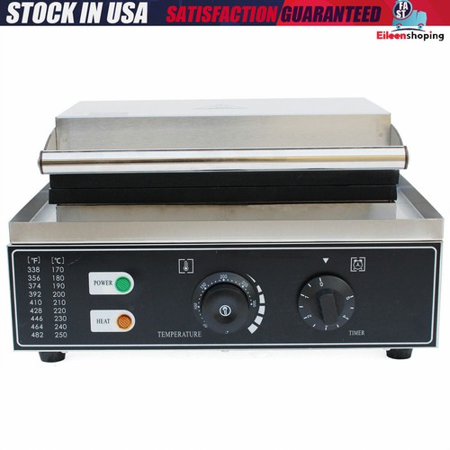 Cialda elettrica antiaderente commerciale macchina per waffle 1500W - Foto 6 di 12