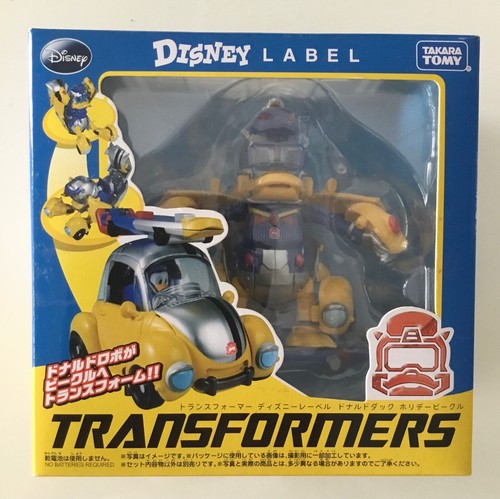 Transformers Disney Label Donald Duck MISB Free Shipping - Picture 1 of 7