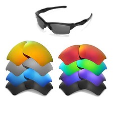 Walleva Replacement Lenses for Oakley Half Jacket 2.0 XL OO9154 - Multi Options