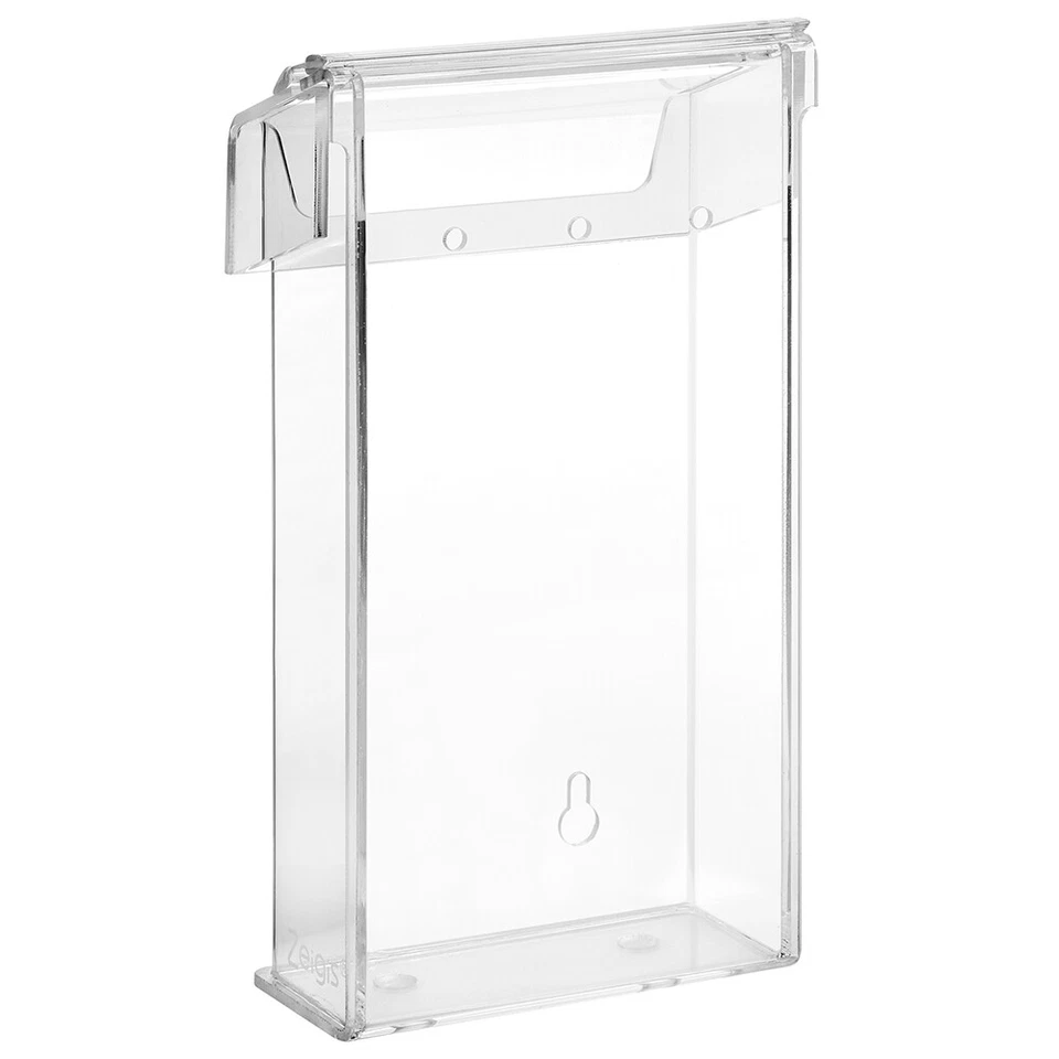 DIN Lang Hoch Prospektbox / Prospekthalter mit Deckel, wetterfest für Aussen - Bild 3 von 4