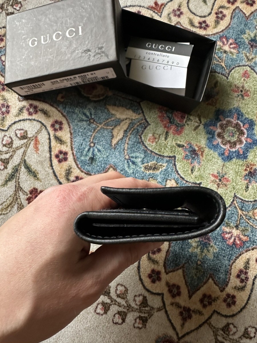 New Gucci P. Chiavi Keychain Case Denim GG | eBay