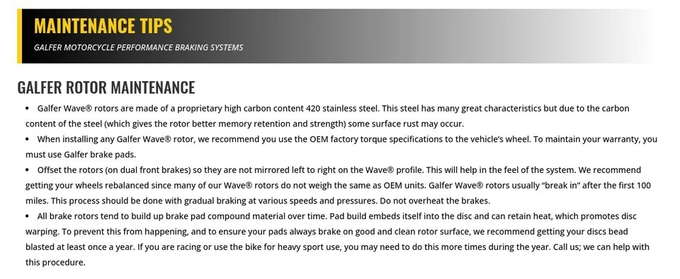 Harley Davidson 2010-2017 DYNA WIDE GLIDE FXDWG Galfer delantero Cubiq rotor de freno Foto 3 de 4