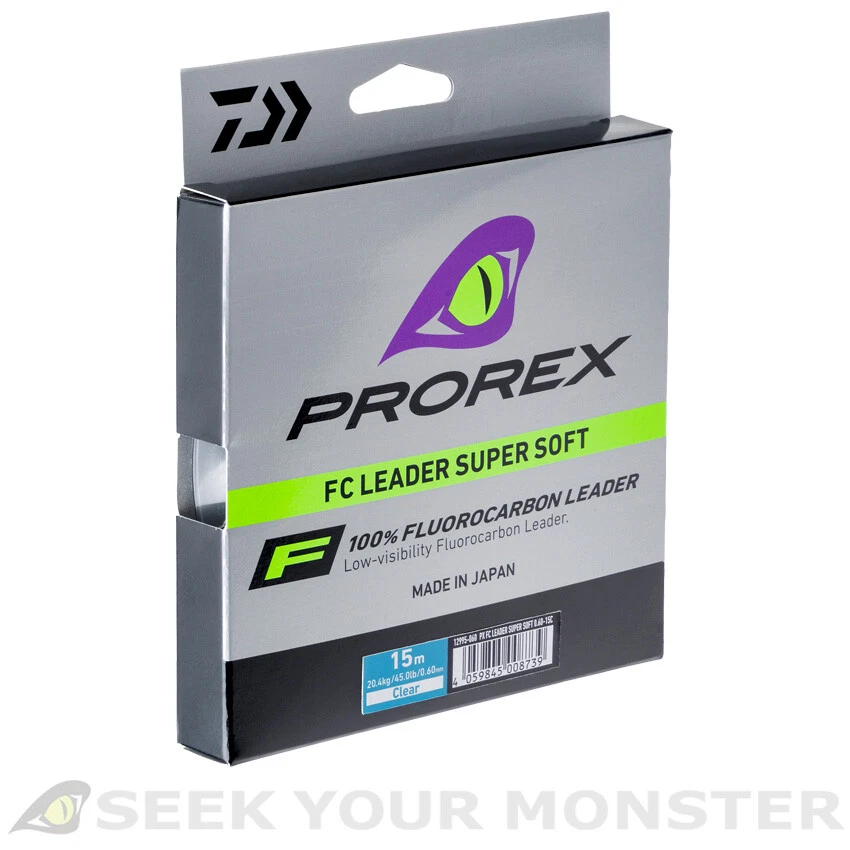 Daiwa Prorex FC Leader Super Soft Fluorocarbon Vorfach verschiedene Größen