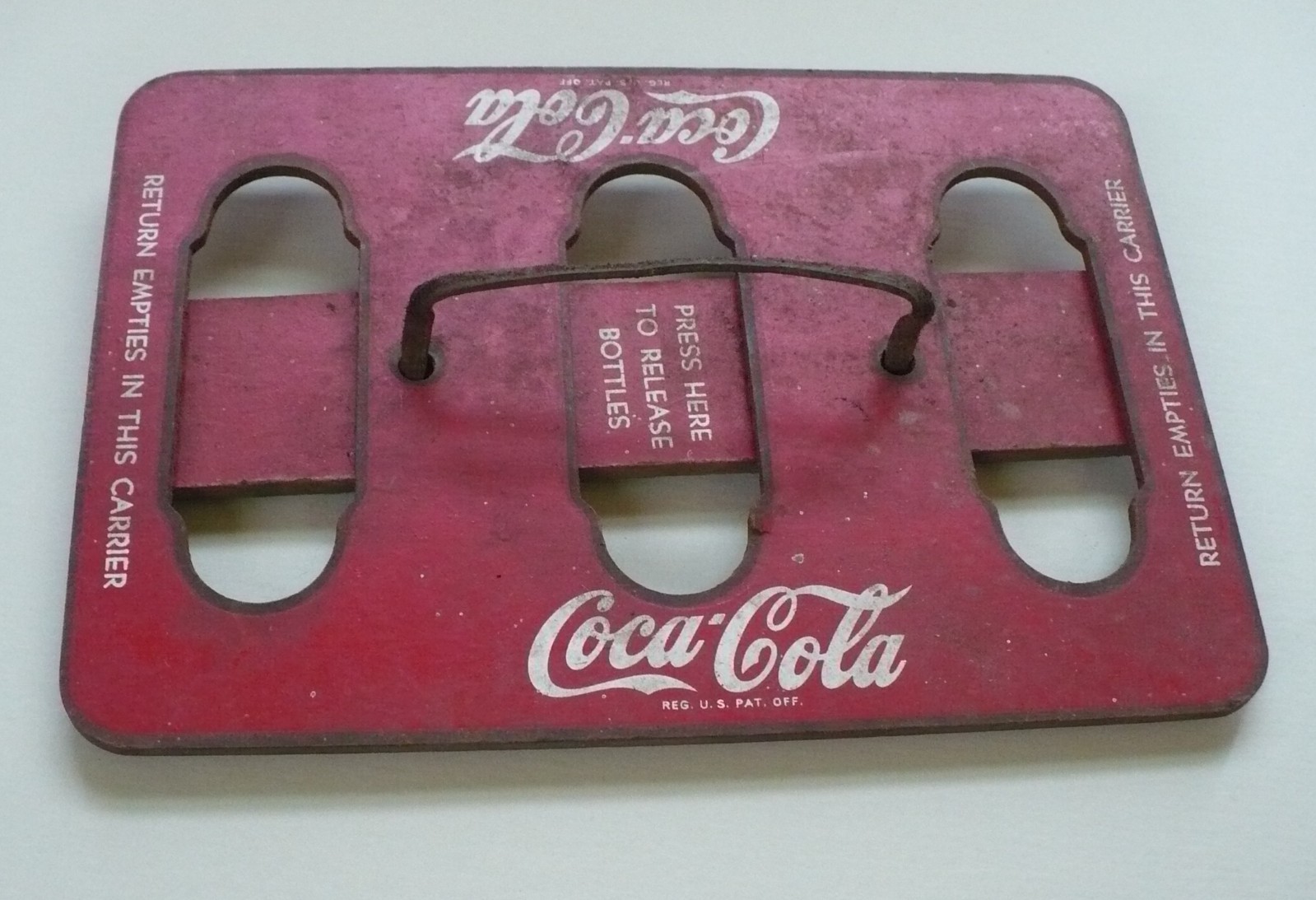 1940'S COCA COLA 6 PACK BOTTLE CARRIER