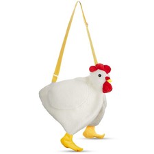 Chicken Hen Purse Bag Fluffy Shoulder Handbag Cute Duck Fish Cat Paw Funny An...
