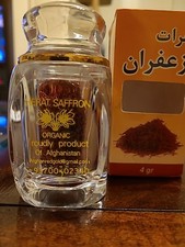 Saffron Heart Grade A Brought From Afghanistan 100 Organic Pure Strans 4 Grams