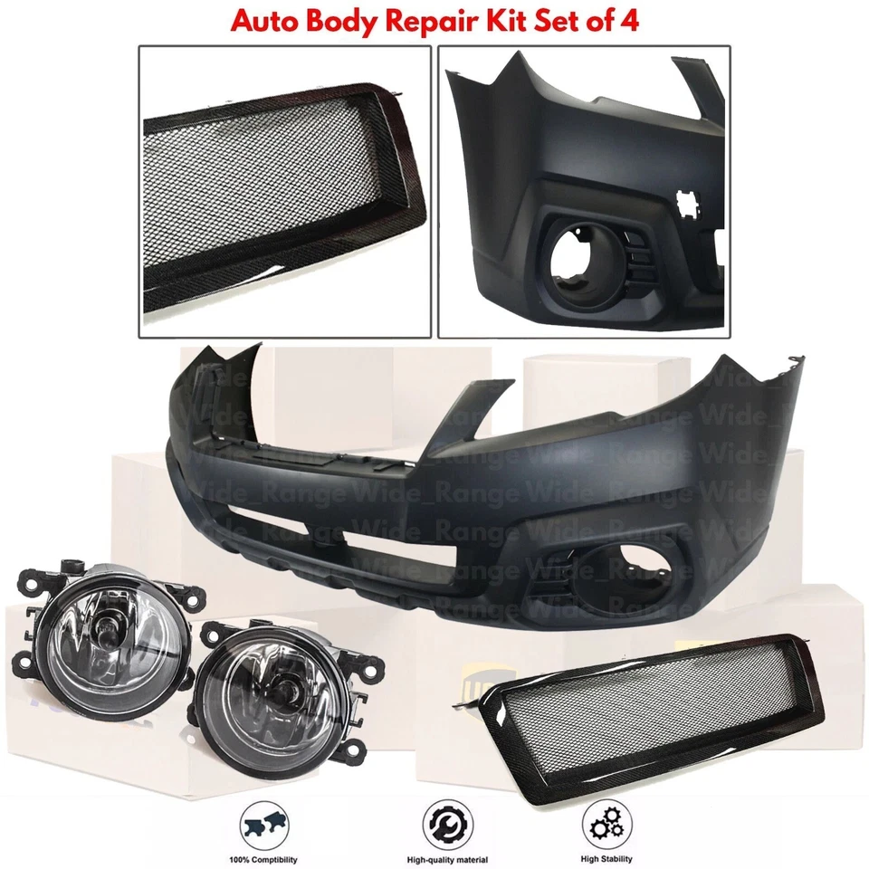 Front Bumper Cover Fascia & Fog Light Assembly For 2013-2014 Subaru Outback Foto 2 de 4