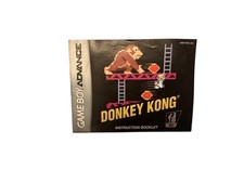 Donkey Kong Instruction Manual Game Boy Advance Classic Arcade Series