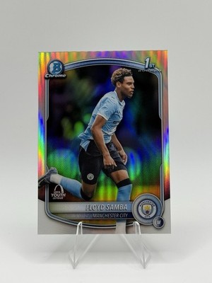 2025-26 Topps Chrome UEFA Youth League Bowman 1st Floyd Samba Manchester City